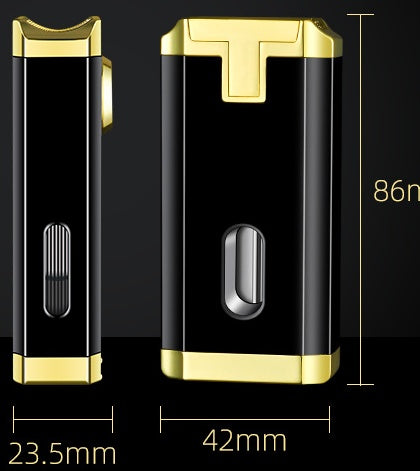 2 in 1 Cigar Torch Lighter and V-Shaped Cigar Cutter