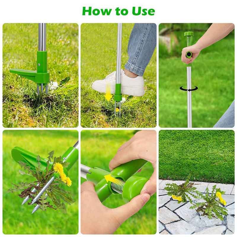 Long Handle Weed Puller Gardening Tool